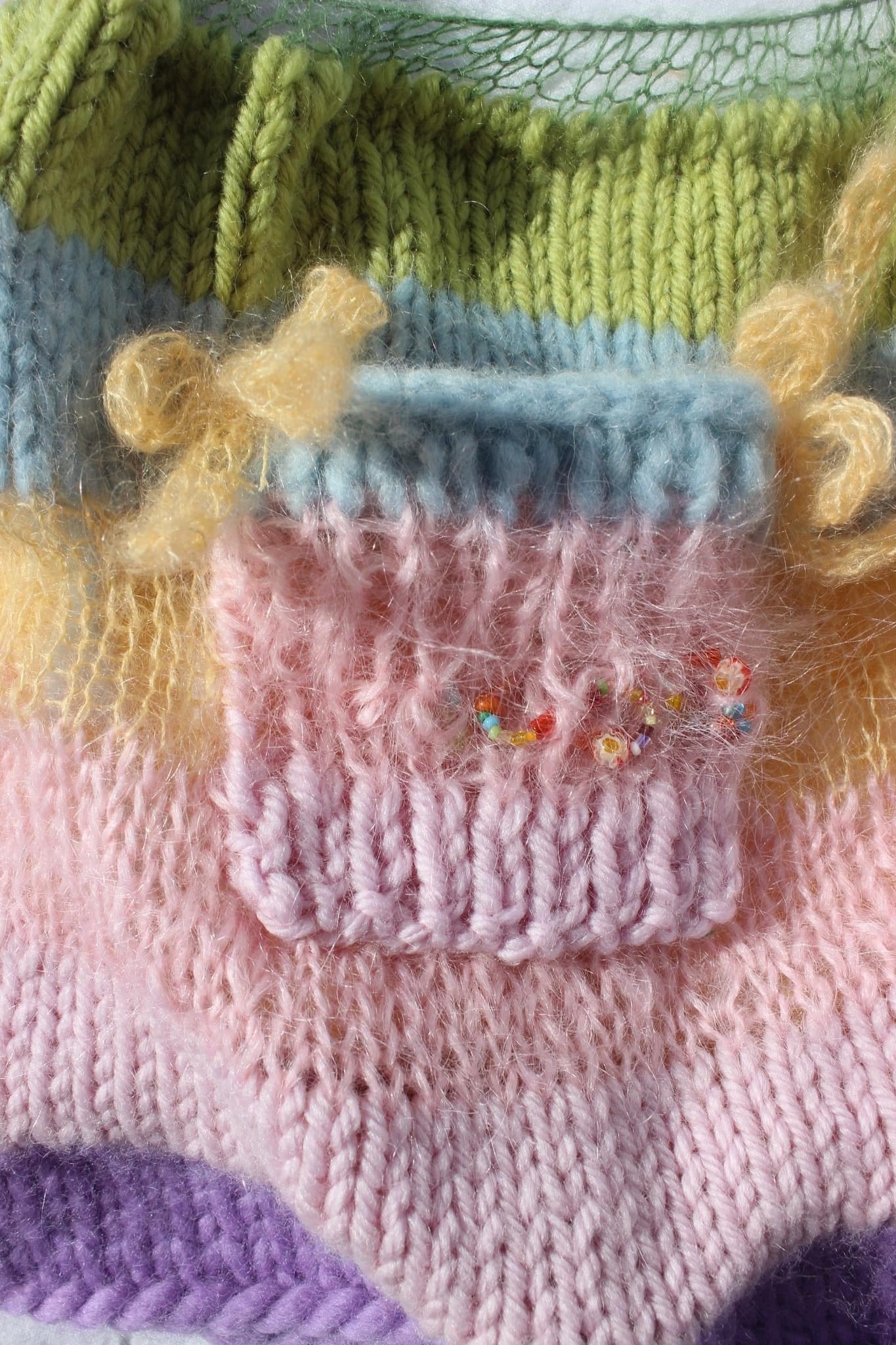 rainbow scrunch bag·˚
