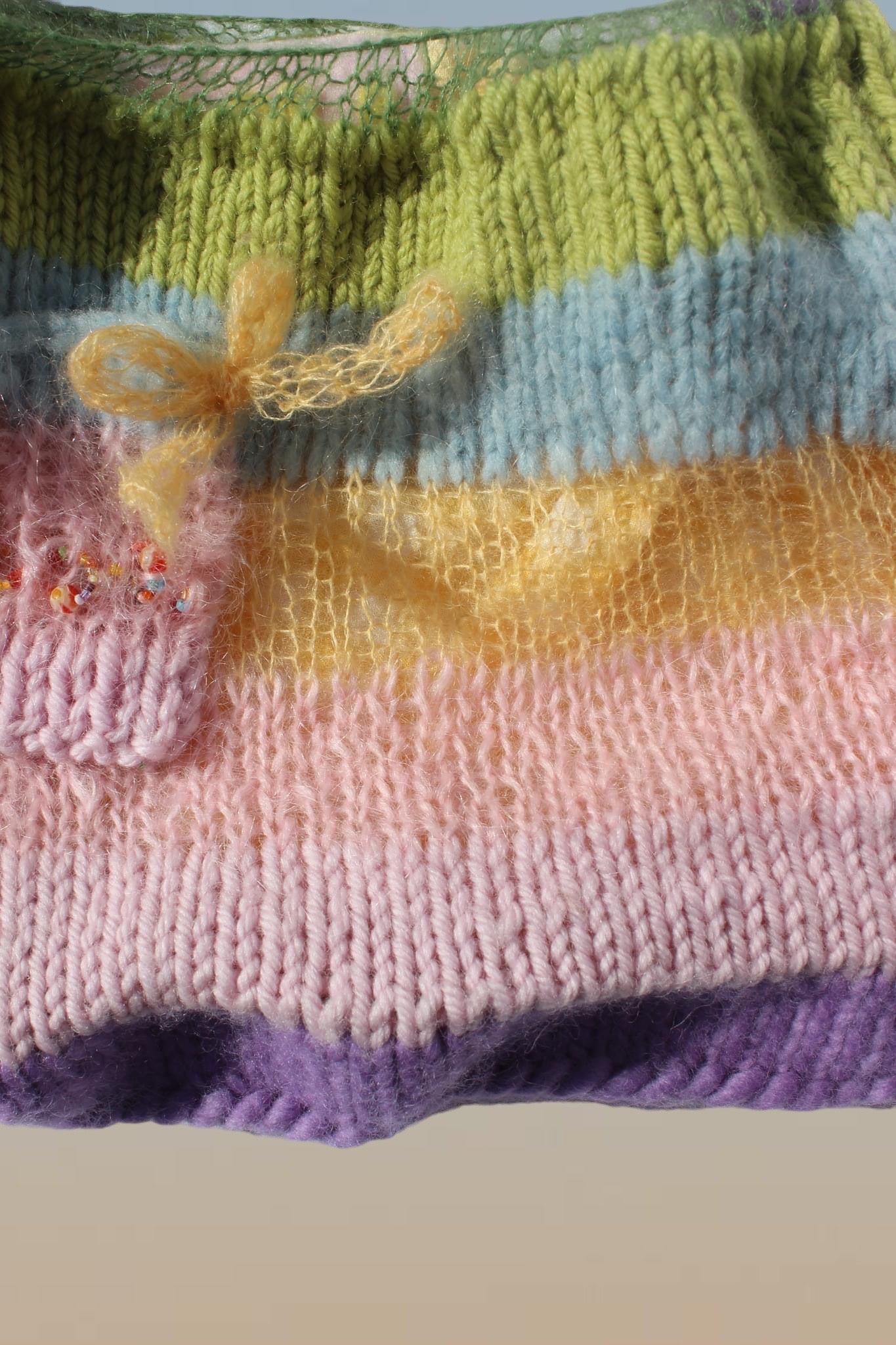 rainbow scrunch bag·˚